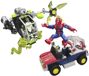 Фото конструктора MEGA BLOKS Spider-Man 4 Ящер против Человека-паука 91346