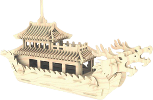 Фото конструктора Мир деревянных игрушек Лодка Дракона 3449280 из дерева