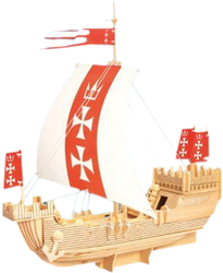 Фото конструктора Мир деревянных игрушек Корабль Ганзейского союза 4895560 из дерева