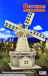 Фото конструктора Мир деревянных игрушек Ветряная мельница 2812900 из дерева