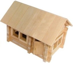 Фото конструктора Пелси Избушка Три медведя 310028 из дерева