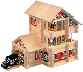 Фото конструктора Пелси Теремок 2 с росписью 3870880