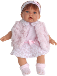 Фото куклы Antonio Juan Анна в розовом жилете 25 см 1225P