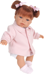 Фото куклы Antonio Juan Эни в розовом 37 см 1554P