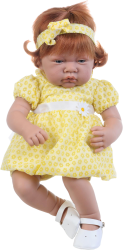 Фото куклы Antonio Juan Флора в желтом 40 см 3042Y
