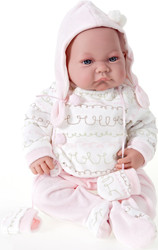 Фото куклы Antonio Juan Младенец Ника в розовом 40 см 3346P
