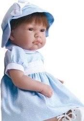 Фото куклы Antonio Juan Памела в голубом 42 см 3048B