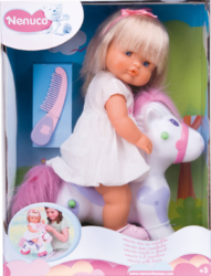 Фото куклы Famosa Nenuco и каталка Пони с аксессуарами 42 см 84859