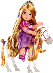 Фото куклы JAKKS Pacific Disney Princess Рапунцель и конь 84814