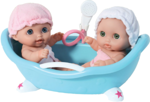 Фото куклы JC Toys Пупсы в ванной Twins 22 см 16980