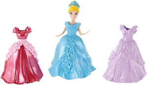 Фото куклы Mattel Disney Princess Принцесса и 2 наряда 84818