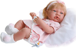 Фото куклы Antonio Juan Дина в розовом 42 см 91722