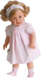 Фото куклы Antonio Juan Лула в бледно-розовом 55 см 91626