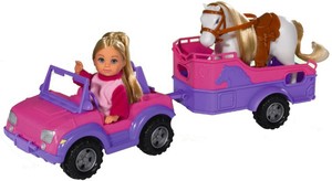 Фото куклы Simba Еви и трейлер с лошадкой 5737460