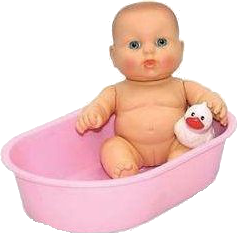 Фото куклы Весна Карапуз в ванночке девочка 17583