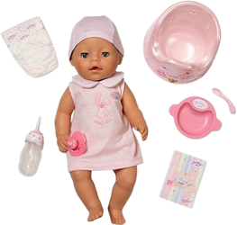 Фото куклы Zapf Creation Baby Born с музыкальным горшком и спальным конвертом 43 см 723-562
