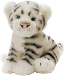 Фото Aurora Белый тигр 30 см 45-400
