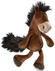 Фото NICI Лошадь коричневая 15 см 32222