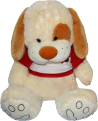 Фото сМАЙЛ Собака в кофте 50 см 83326