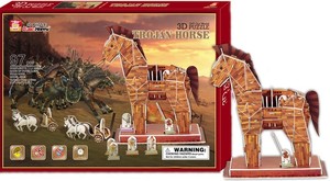 Фото объемного 3D-пазла Cubic Happy Троянский конь L03373