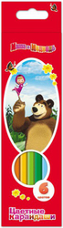 Фото набора карандашей Маша и Медведь 581015