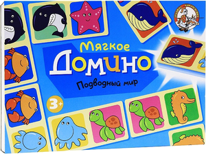 Фото настольной игры Десятое Королевство Мягкое домино. Подводный мир 4720580