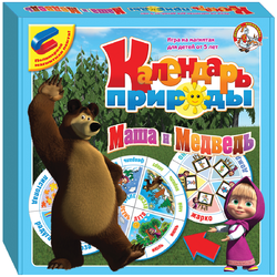 Фото настольной игры Десятое Королевство Календарь природы. Маша и медведь 4721140