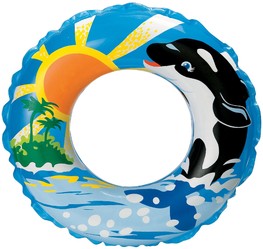 Фото надувной круг Intex Морж и дельфин 58245