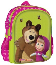 Фото школьного рюкзака Маша и Медведь Бабочки 19495