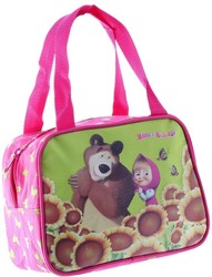 Фото школьной сумки Маша и Медведь Подсолнухи 15181
