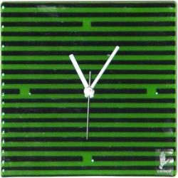 Фото настенных часов Carneol coclock 22x22 green