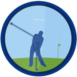 Фото настенных часов Kikkerland Golfer
