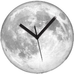 Фото настенных часов Kikkerland Moon