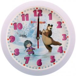 Фото настенных часов Вега Маша и Медведь Зима 329035