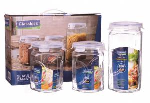 Фото набор банок Glasslock IG534