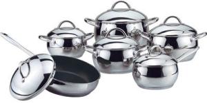 Фото набора посуды Bekker Premium BK-2713 из нержавеющей стали
