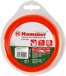 Фото лески для триммера Hammer 216-403