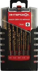 Фото набора сверл Интерскол 2039400800000