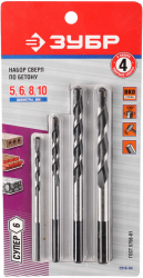 Фото набора сверл ЗУБР 2916-H4