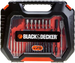 Фото набора инструментов Black&Decker A7180 75 предметов