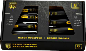 Фото набор отверток BERGER BG-08SS