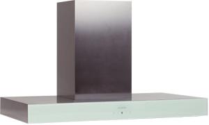 Фото кухонной вытяжки ELIKOR Агат 60 нержавеющая сталь/белое стекло