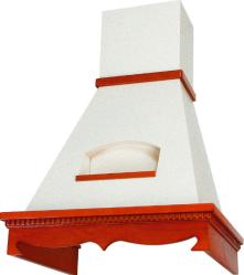 Фото кухонной вытяжки ELIKOR Бельведер 60 золотой антик/дуб рустика