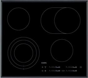 Фото встраиваемой электрической варочной панели AEG HK 654077 FB