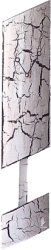 Фото настенных часов Carneol OIX 12x63 silver с маятником
