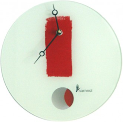 Фото настенных часов Carneol OJIE 26 white-red с маятником