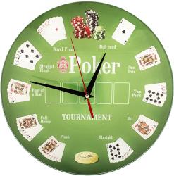 Фото настенных часов Эврика Покер