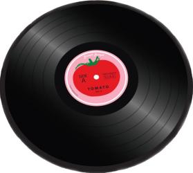 Фото кухонной доски Joseph Joseph Tomato vinyl record