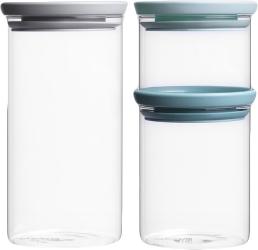 Фото набор банок Brabantia Glasdosen 298325