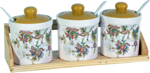 Фото набор банок Korall Марокканский цветок HC5602H-F60